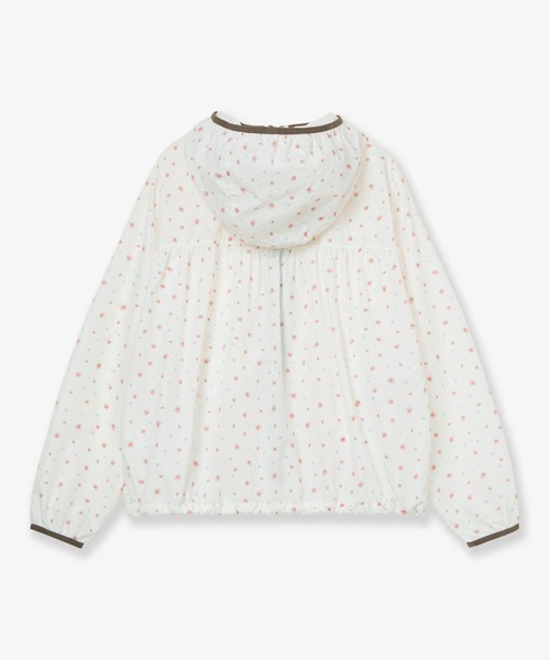 aeae（エーイーエーイー）の「FLOWER WINDBREAKER JACKET（ナイロンジャケット・レディース・ホワイト/カーキ・FREE）」の3枚目の写真