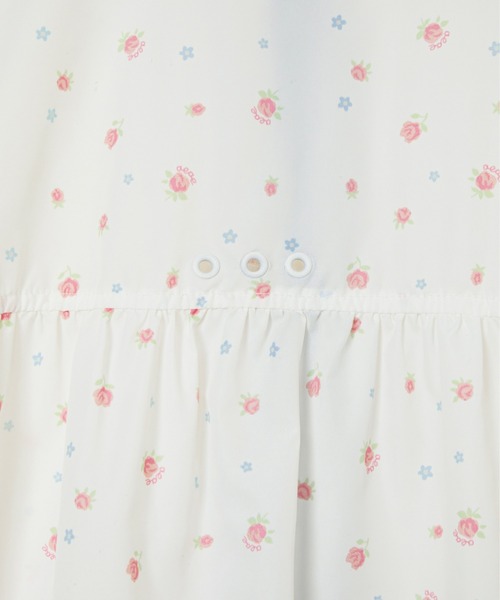 aeae（エーイーエーイー）の「FLOWER WINDBREAKER JACKET（ナイロンジャケット・レディース・ホワイト/カーキ・FREE）」の6枚目の写真