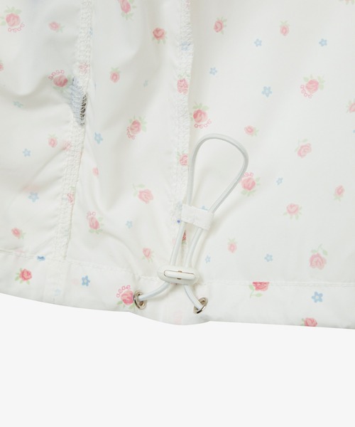 aeae（エーイーエーイー）の「FLOWER WINDBREAKER JACKET（ナイロンジャケット・レディース・ホワイト/カーキ・FREE）」の7枚目の写真