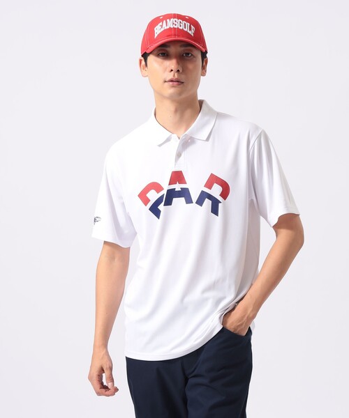 BEAMS GOLF(ビームスゴルフ)の「ORANGE LABEL / PARロゴ ポロシャツ(吸水速乾・UVカット)(ポロシャツ・メンズ・ネイビー/チャコールグレー/ホワイト・XL/L/M/S)」の2枚目の写真