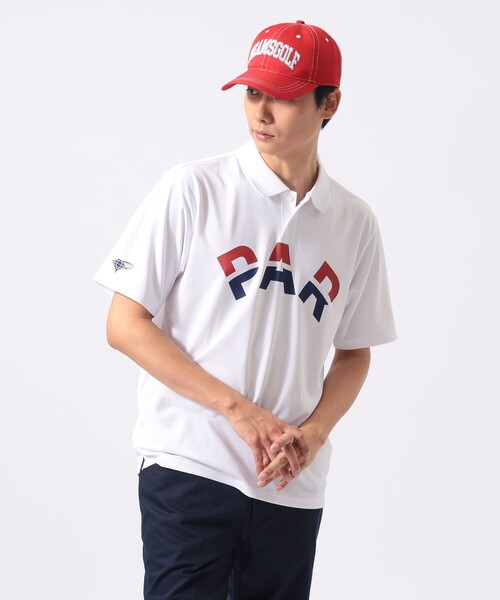 BEAMS GOLF(ビームスゴルフ)の「ORANGE LABEL / PARロゴ ポロシャツ(吸水速乾・UVカット)(ポロシャツ・メンズ・ネイビー/チャコールグレー/ホワイト・XL/L/M/S)」の5枚目の写真