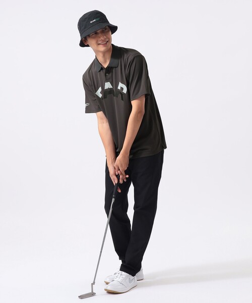 BEAMS GOLF(ビームスゴルフ)の「ORANGE LABEL / PARロゴ ポロシャツ(吸水速乾・UVカット)(ポロシャツ・メンズ・ネイビー/チャコールグレー/ホワイト・XL/L/M/S)」の6枚目の写真