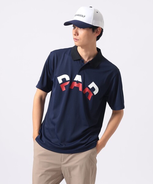 BEAMS GOLF(ビームスゴルフ)の「ORANGE LABEL / PARロゴ ポロシャツ(吸水速乾・UVカット)(ポロシャツ・メンズ・ネイビー/チャコールグレー/ホワイト・XL/L/M/S)」の9枚目の写真