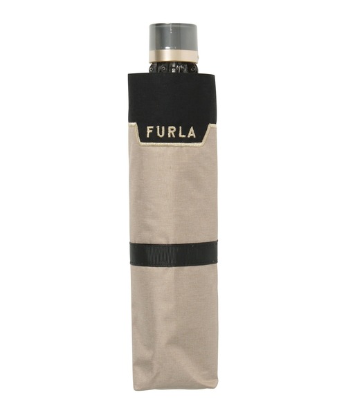 FURLA（フルラ）の「遮光100％ 遮光 晴雨兼用折りたたみ日傘 ”切り継ぎ