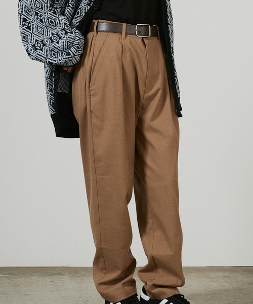 superNova.(スーパーノヴァ)の「superNova. Utility trouser - Solid / SN-288B 夏服(スラックス・メンズ・キャメル・S)」の3枚目の写真