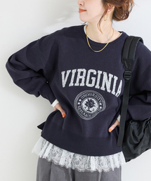 Simplicite | 手洗い可 / 裾レースインナー(Tシャツ/カットソー)