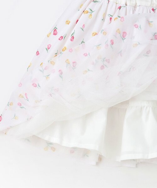 kate spade new york kids(ケイトスペードニューヨーク)の「チューリップブルームズチュールスカート(スカート・キッズ・オフホワイト・120cm/110cm/100cm/90cm)」の3枚目の写真
