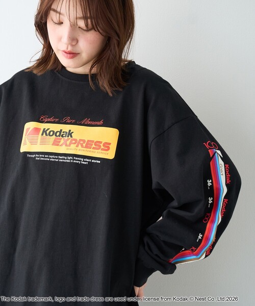 コダック セール】【Kodak/コダック】プリント ロングスリーブTシャツ（Tシャツ