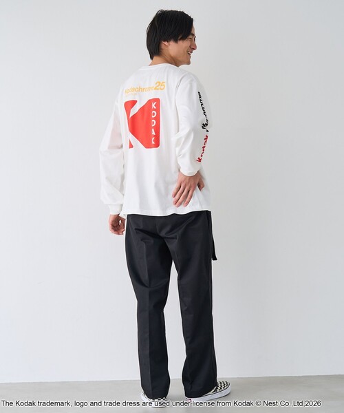 KODAK(コダック)の「【Kodak/コダック】プリント ロングスリーブTシャツ(Tシャツ/カットソー・メンズ・ブラック/ホワイト・L/M)」の21枚目の写真