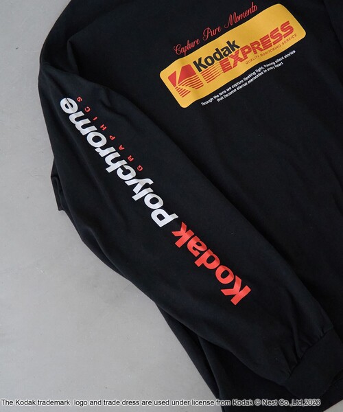 KODAK(コダック)の「【Kodak/コダック】プリント ロングスリーブTシャツ(Tシャツ/カットソー・メンズ・ブラック/ホワイト・L/M)」の16枚目の写真