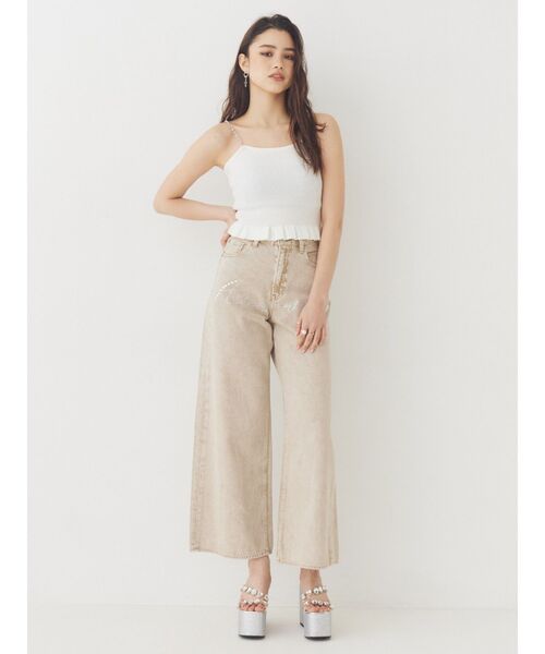EVRIS(エヴリス)の「厚底ビジュープラットフォームサンダル(サンダル・レディース・シルバー/ブルー/ブラック・SMALL/LARGE/MEDIUM)」の11枚目の写真