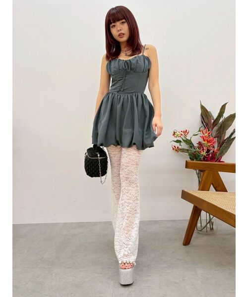 EVRIS（エヴリス）の「厚底ビジュープラットフォームサンダル（サンダル・レディース・シルバー/ブルー/ブラック・SMALL/LARGE/MEDIUM）」の8枚目の写真