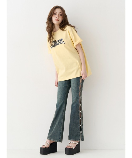 EVRIS(エヴリス)の「厚底ビジュープラットフォームサンダル(サンダル・レディース・シルバー/ブルー/ブラック・SMALL/LARGE/MEDIUM)」の5枚目の写真