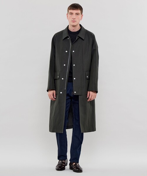 MACKINTOSH LONDON（マッキントッシュ ロンドン）の「【DORMEUIL/ドーメル】ウールリネンハンティングコート（その他アウター・メンズ・チャコールグレー・38）」の2枚目の写真