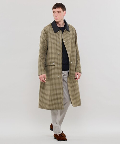 MACKINTOSH LONDON（マッキントッシュ ロンドン）の「【DORMEUIL/ドーメル】ウールリネンハンティングコート（その他アウター・メンズ・チャコールグレー・38）」の3枚目の写真