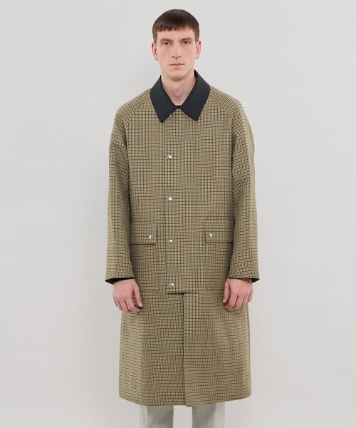 MACKINTOSH LONDON（マッキントッシュ ロンドン）の「【DORMEUIL/ドーメル】ウールリネンハンティングコート（その他アウター・メンズ・チャコールグレー・38）」の4枚目の写真