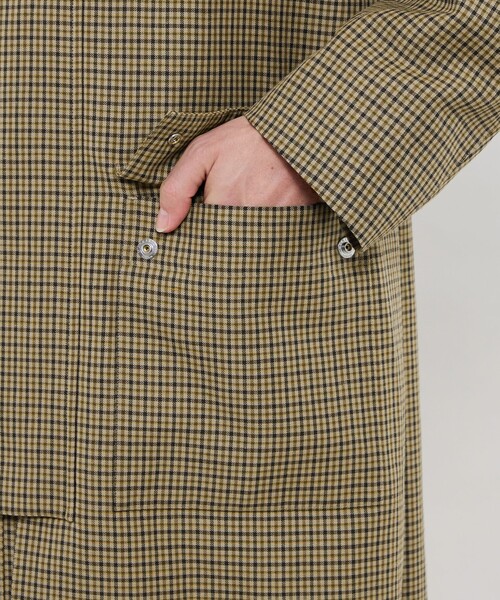 MACKINTOSH LONDON（マッキントッシュ ロンドン）の「【DORMEUIL/ドーメル】ウールリネンハンティングコート（その他アウター・メンズ・チャコールグレー・38）」の8枚目の写真