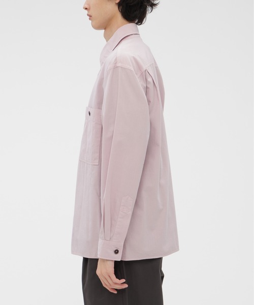 MHL.（エムエイチエル）の「ORGANIC COTTON SHIRTING（シャツ/ブラウス・メンズ・ホワイト/ローズ・SMALL/MEDIUM/LARGE）」の7枚目の写真