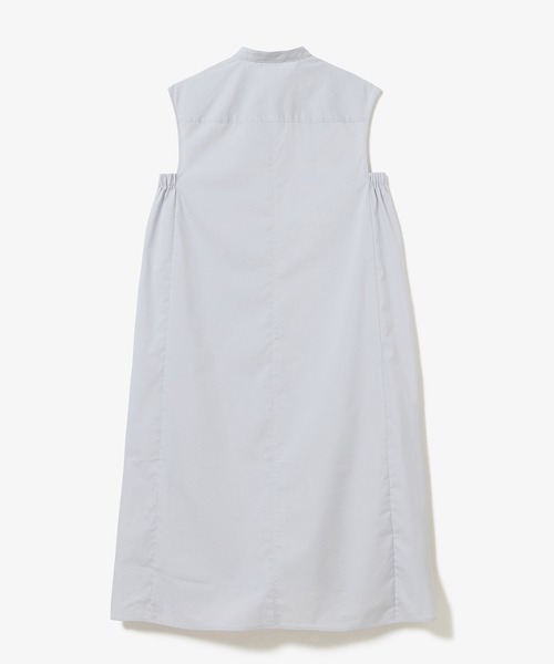 LACOSTE(ラコステ)の「Aラインノースリーブシャツドレス / ミモレ丈シャツワンピース(シャツワンピース・レディース・ライトグレー/ベージュ・40/36/38/34)」の22枚目の写真