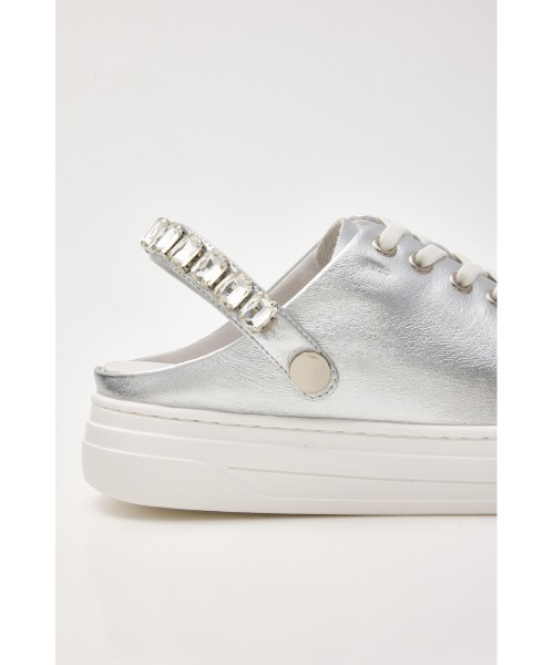 STACCATO（スタッカート）の「2WAYビジューベルトスニーカーサンダル（スニーカー・レディース・ホワイト/ブラック/シルバー・24.5cm/24.0cm/23.5cm/23.0cm/22.5cm）」の8枚目の写真