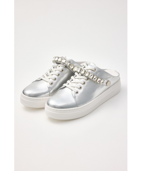 STACCATO（スタッカート）の「2WAYビジューベルトスニーカーサンダル（スニーカー・レディース・ホワイト/ブラック/シルバー・24.5cm/24.0cm/23.5cm/23.0cm/22.5cm）」の12枚目の写真