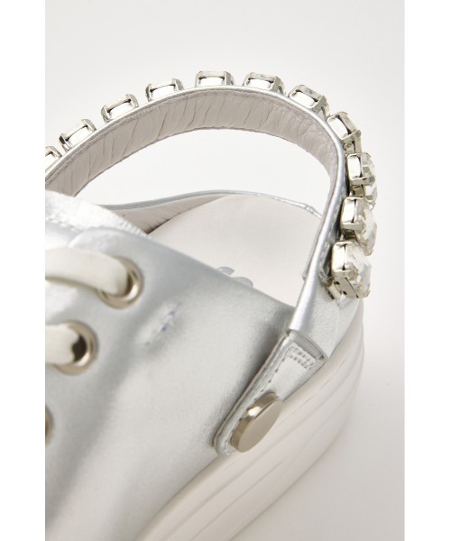 STACCATO（スタッカート）の「2WAYビジューベルトスニーカーサンダル（スニーカー・レディース・ホワイト/ブラック/シルバー・24.5cm/24.0cm/23.5cm/23.0cm/22.5cm）」の14枚目の写真