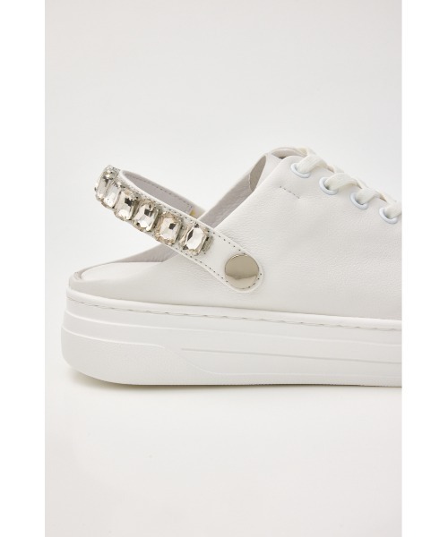 STACCATO（スタッカート）の「2WAYビジューベルトスニーカーサンダル（スニーカー・レディース・ホワイト/ブラック/シルバー・24.5cm/24.0cm/23.5cm/23.0cm/22.5cm）」の20枚目の写真