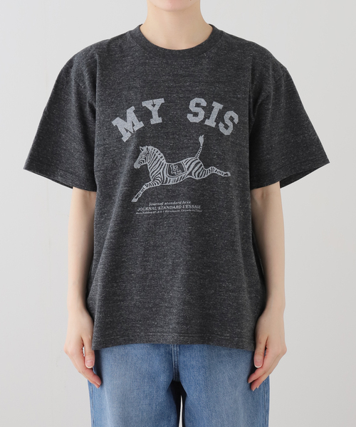 journal standard L'essage(ジャーナルスタンダードレサージュ)の「《丸の内店&WEB限定》【ZEBRA】Tシャツ(Tシャツ/カットソー・レディース・ブラウン/チャコールグレー・FREE)」の9枚目の写真