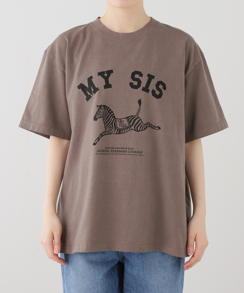 journal standard L'essage(ジャーナルスタンダードレサージュ)の「《丸の内店&WEB限定》【ZEBRA】Tシャツ(Tシャツ/カットソー・レディース・ブラウン/チャコールグレー・FREE)」の15枚目の写真