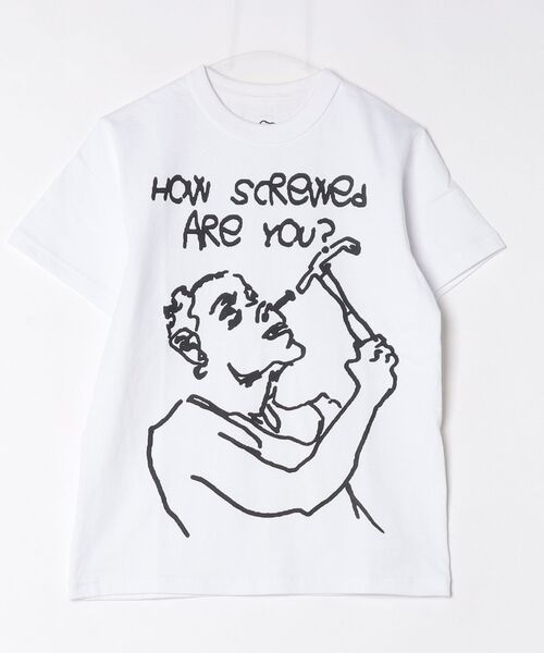 BEAMS T（ビームスティー）の「BT.LOLAS HowSrwT（Tシャツ/カットソー・メンズ・ホワイト/ブラック・S/M/L/XS）」の2枚目の写真