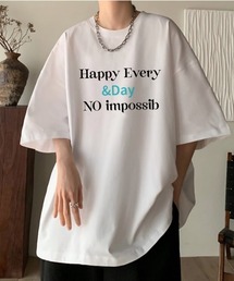 link lot（リンクロット）の「カラーレタリングロゴT（Tシャツ/カットソー）」