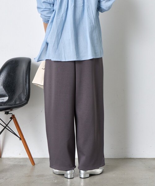 Jena espace merveilleux(ジェナ エスパスメルヴェイユ)の「ウエスト切替配色パンツ(その他パンツ・レディース・アイボリー/グレー/チャコールグレー・FREE)」の12枚目の写真