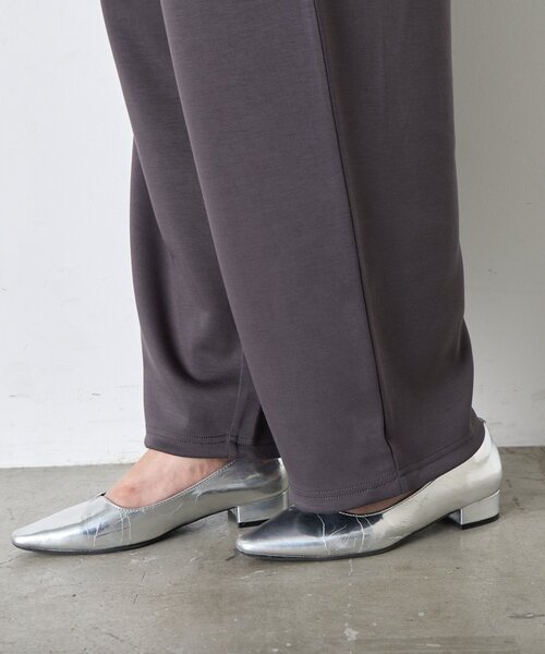 Jena espace merveilleux(ジェナ エスパスメルヴェイユ)の「ウエスト切替配色パンツ(その他パンツ・レディース・アイボリー/グレー/チャコールグレー・FREE)」の10枚目の写真