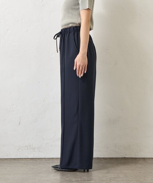 Jena espace merveilleux（ジェナ　エスパスメルヴェイユ）の「レイヤード風トロミパンツ（その他パンツ・レディース・アイボリー/ブラック・FREE）」の16枚目の写真