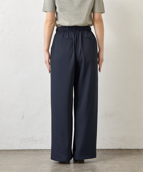 Jena espace merveilleux（ジェナ　エスパスメルヴェイユ）の「レイヤード風トロミパンツ（その他パンツ・レディース・アイボリー/ブラック・FREE）」の5枚目の写真