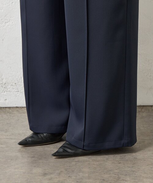 Jena espace merveilleux（ジェナ　エスパスメルヴェイユ）の「レイヤード風トロミパンツ（その他パンツ・レディース・アイボリー/ブラック・FREE）」の10枚目の写真