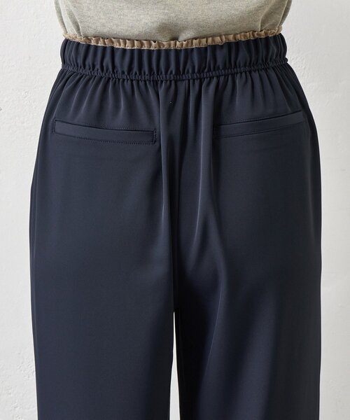 Jena espace merveilleux（ジェナ　エスパスメルヴェイユ）の「レイヤード風トロミパンツ（その他パンツ・レディース・アイボリー/ブラック・FREE）」の4枚目の写真