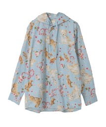 KARL HELMUT | テディローズプリントフードブラウス(シャツ/ブラウス)
