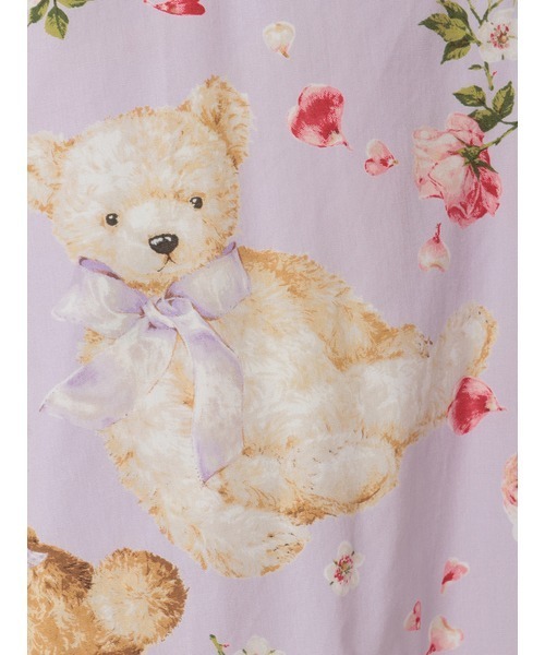 KARL HELMUT（カールヘルム）の「テディローズプリントフードブラウス（シャツ/ブラウス・メンズ・ピンク/ラベンダー/キナリ/スカイブルー/ブラック・LARGE/MEDIUM）」の18枚目の写真