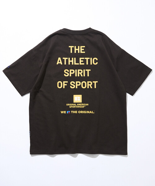 FREAK'S STORE（フリークスストア）の「限定展開 RUSSEL ATHLETIC×FREAK'S STORE/ラッセルアスレティック 別注 ビッグシルエット バックプリント Tシャツ / マルチプリント（Tシャツ/カットソー・メンズ・ピンク/ブラウン/ネイビー/ホワイト/ブラック・LARGE/MEDIUM/SMALL）」の18枚目の写真