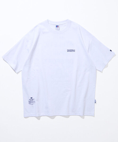 FREAK'S STORE（フリークスストア）の「限定展開 RUSSEL ATHLETIC×FREAK'S STORE/ラッセルアスレティック 別注 ビッグシルエット バックプリント Tシャツ / マルチプリント（Tシャツ/カットソー・メンズ・ピンク/ブラウン/ネイビー/ホワイト/ブラック・LARGE/MEDIUM/SMALL）」の9枚目の写真