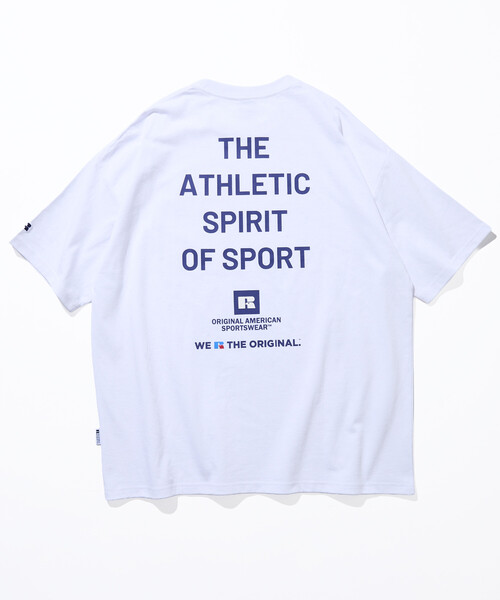 FREAK'S STORE（フリークスストア）の「限定展開 RUSSEL ATHLETIC×FREAK'S STORE/ラッセルアスレティック 別注 ビッグシルエット バックプリント Tシャツ / マルチプリント（Tシャツ/カットソー・メンズ・ピンク/ブラウン/ネイビー/ホワイト/ブラック・LARGE/MEDIUM/SMALL）」の10枚目の写真