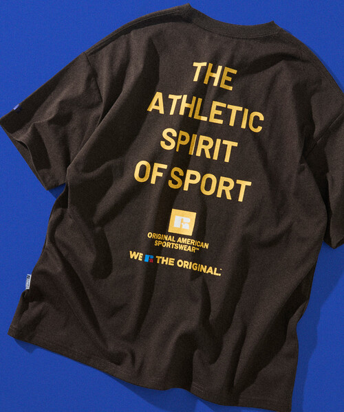 FREAK'S STORE（フリークスストア）の「限定展開 RUSSEL ATHLETIC×FREAK'S STORE/ラッセルアスレティック 別注 ビッグシルエット バックプリント Tシャツ / マルチプリント（Tシャツ/カットソー・メンズ・ピンク/ブラウン/ネイビー/ホワイト/ブラック・LARGE/MEDIUM/SMALL）」の13枚目の写真