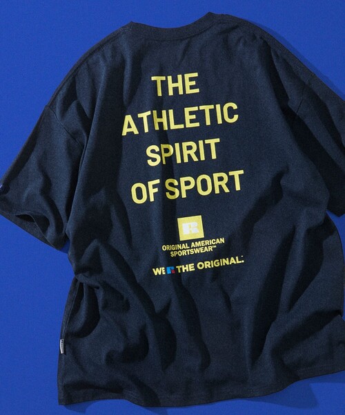FREAK'S STORE(フリークスストア)の「限定展開 RUSSELL ATHLETIC×FREAK'S STORE ラッセル アスレチック 別注 ビッグシルエット バックプリント Tシャツ マルチプリント(Tシャツ/カットソー・メンズ・ピンク/ブラウン/ネイビー/ホワイト/ブラック・LARGE/MEDIUM/SMALL)」の4枚目の写真