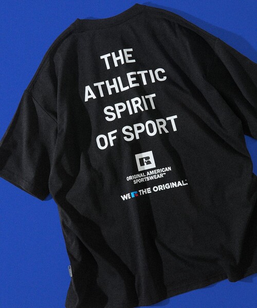 FREAK'S STORE(フリークスストア)の「限定展開 RUSSELL ATHLETIC×FREAK'S STORE ラッセル アスレチック 別注 ビッグシルエット バックプリント Tシャツ マルチプリント(Tシャツ/カットソー・メンズ・ピンク/ブラウン/ネイビー/ホワイト/ブラック・LARGE/MEDIUM/SMALL)」の1枚目の写真