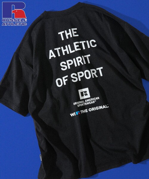 FREAK'S STORE(フリークスストア)の「限定展開 RUSSELL ATHLETIC×FREAK'S STORE ラッセル アスレチック 別注 ビッグシルエット バックプリント Tシャツ マルチプリント(Tシャツ/カットソー・メンズ・ピンク/ブラウン/ネイビー/ホワイト/ブラック・LARGE/MEDIUM/SMALL)」の6枚目の写真