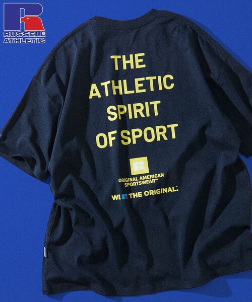 FREAK'S STORE(フリークスストア)の「限定展開 RUSSELL ATHLETIC×FREAK'S STORE ラッセル アスレチック 別注 ビッグシルエット バックプリント Tシャツ マルチプリント(Tシャツ/カットソー・メンズ・ピンク/ブラウン/ネイビー/ホワイト/ブラック・LARGE/MEDIUM/SMALL)」の8枚目の写真
