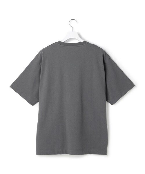 J.PRESS YORK STREET(ジェイプレスヨークストリート)の「【UNISEX】サイドポケット クルーネックTシャツ(Tシャツ/カットソー・メンズ・ベージュ系/ホワイト系/グレー系/ライトグリーン系/ネイビー系・SMALL/MEDIUM/LARGE)」の6枚目の写真
