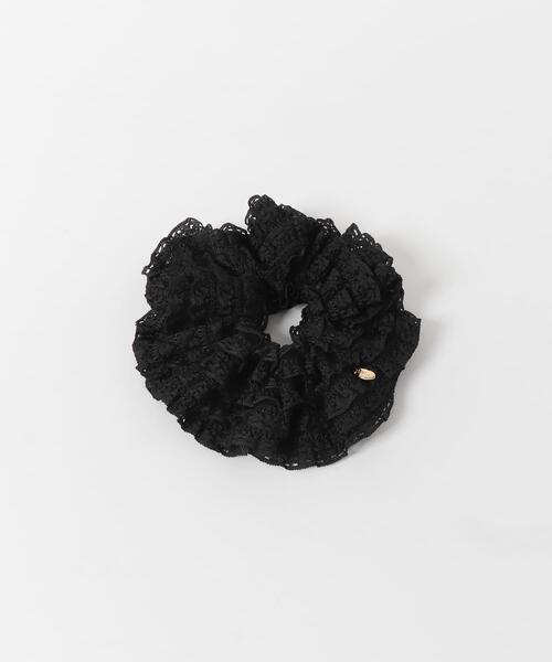 SMELLY（スメリー）の「レースボリュームシュシュ（シュシュ・レディース・ブラック・-）」の5枚目の写真