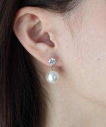 ジルコニアパールピアス